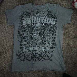 XL Affliction distressed tee